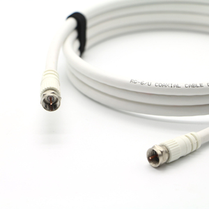 OEM/ODM yüksek hızlı RG6 75ohm F tipi erkek F tipi erkek koaksiyel RF kablo HDTV için - Product Image 4