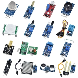 16pcs/lot <strong>Raspberry</strong> <strong>Pi</strong> 3&amp;<strong>Raspberry</strong> <strong>Pi</strong> 2 Model B the <strong>Sensor</strong> Module Package 16 Kinds of <strong>Sensor</strong>