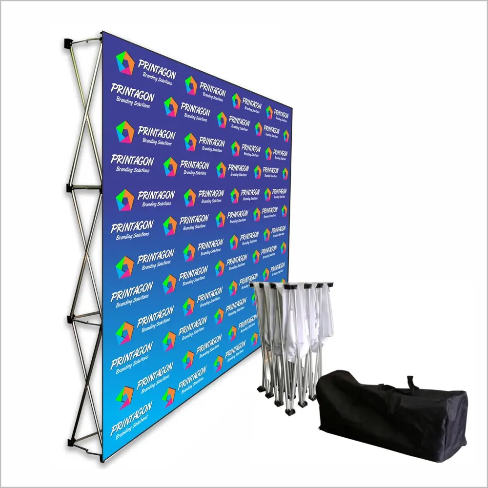 Soluzione di marca stampa personalizzata il tuo Design Pop-up Banner a muro con espositore