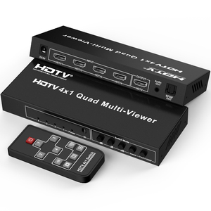 Conmutador profesional 1080P Full HD 4x1 HDTV Video Splitter & Converter con IR Remote TV PC 4 Entrada 1 Interruptor de salida - Product Image 1