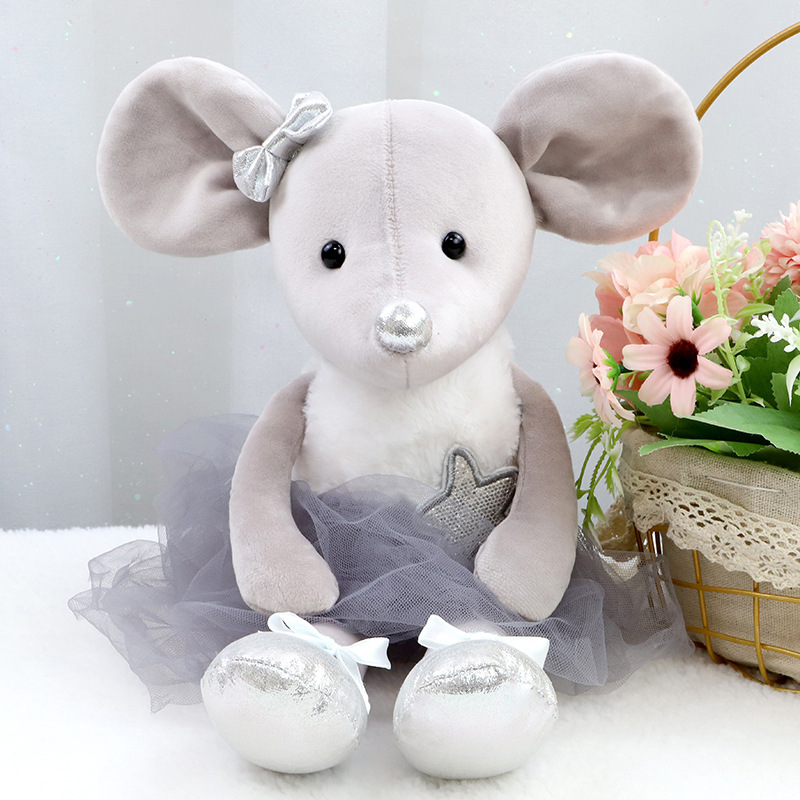 Ratón ballet gris