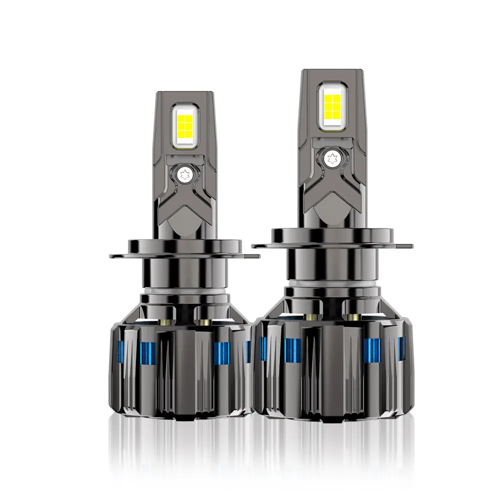 Lâmpadas LED para faróis de carro A13 H7 Faróis LED para modelos de automóveis 60w 5500lm Luz de carro 12V 45 Ordinária Longa Vida 48W 7535