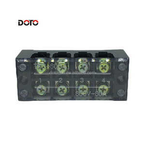 TBC-6004配電ブロック有線コネクタ端子ブロック4ポジションコネクタ & 端子固定端子ブロック - Product Image 1