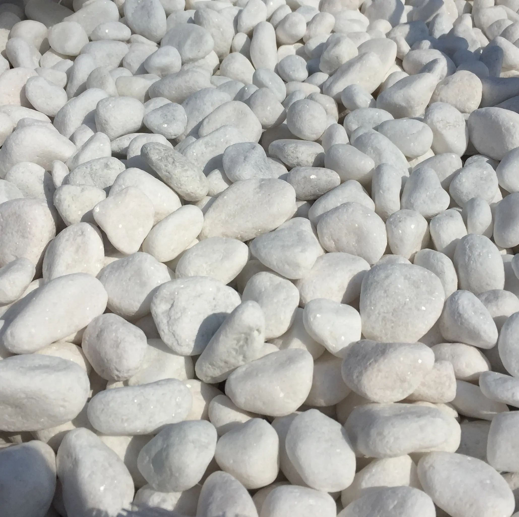 white river rock polished stone pebbles smooth pebble