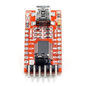 USB a TTL compatible con 3,3 V 5V cable de descarga mini módulo de interfaz tablero rojo dedicado FT232RL - Product Image 1