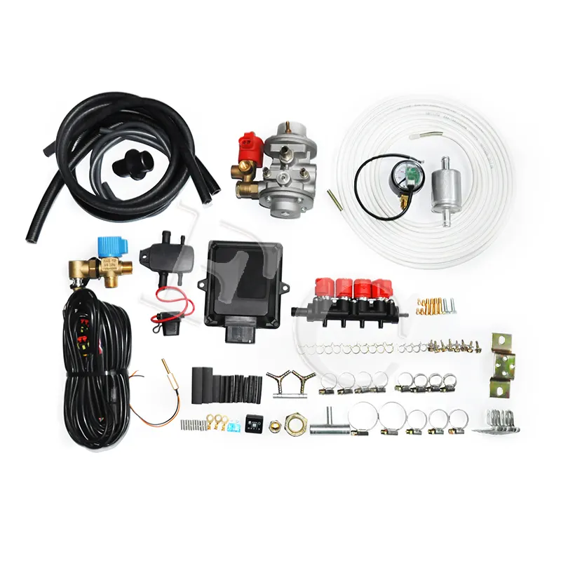 Kit de regulador eletrônico de motor gnv, sistema de conversão de gás natural para veículos cng 4cyl outras peças de motor automático