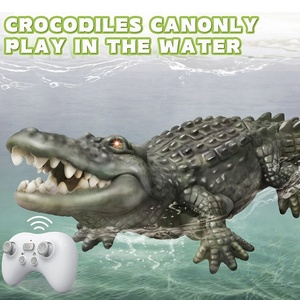 2.4G Remote Control Swimming crocodile Toy Simulation Model Auto <strong>Demo</strong> &amp; <strong>Programming</strong> Rc Swing crocodile Boat Water Toy with Light - Product Image 2