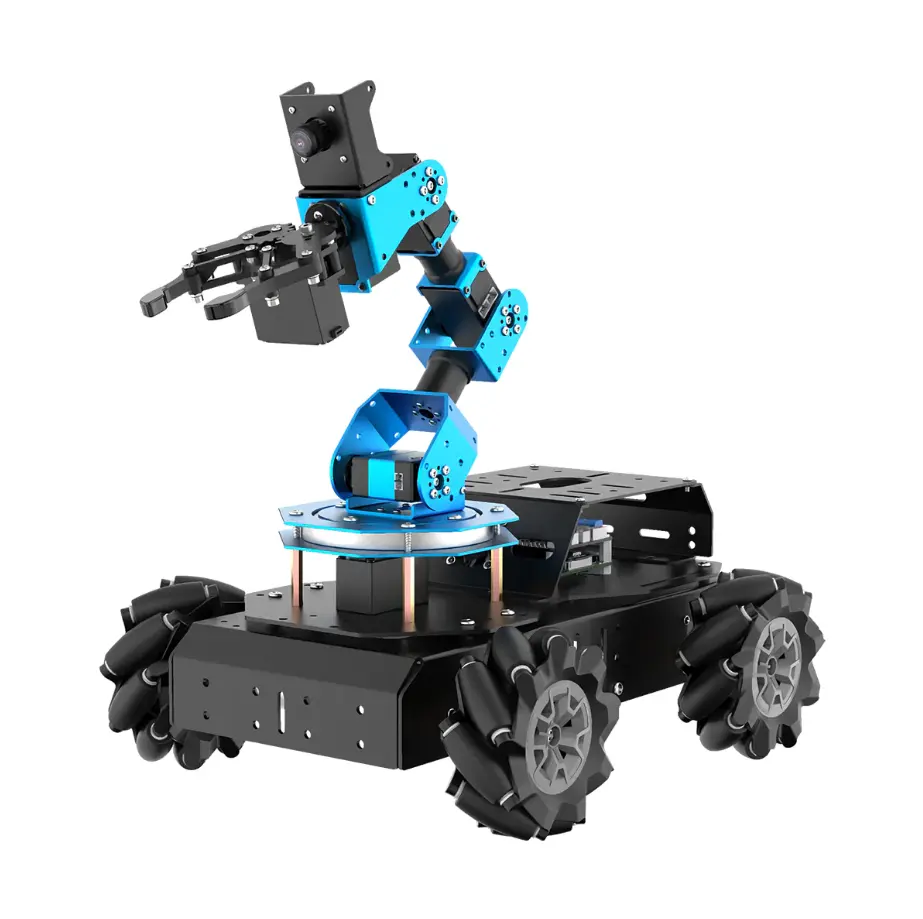 Giocattoli educativi programmabili per auto Robot fai-da-te alimentati da Raspberry Pi 4B Educational Robotic Car