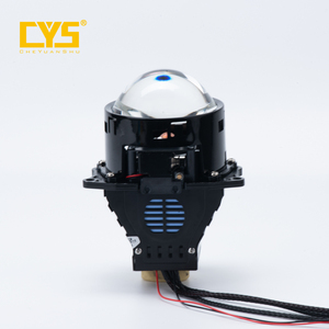 Quảng trường mới công suất cao 12V 6000K kép Led Laser ống kính máy chiếu xe ánh sáng - Product Image 2