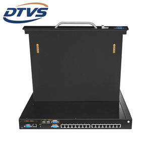 17 pulgadas 16 puertos RJ45 Red KVM Switch 1u Montaje en rack CAT5 LCD Kvm Cajón - Product Image 4