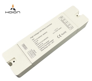 AC110V-240V 2 в 1 высоковольтный контроллер светодиодной ленты DHV002 220 В RGB RGBW контроллер - Product Image 4