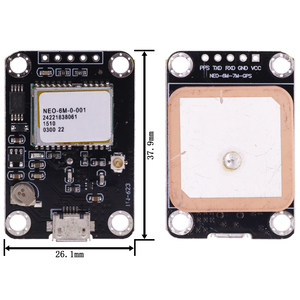 Scheda di sviluppo del modulo di posizionamento satellitare GPS Micro USB NEO6MV2 NEO-6M 6M per microcontrollore Arduino STM32 C51 51 MCU - Product Image 6