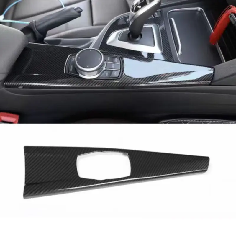 Phụ Kiện Xe Hơi Điều Khiển Trung Tâm Trang Trí Đa Phương Tiện Bảng Điều Chỉnh Trim Bìa Cho BMW 3 Series F30 2013-2019 4 Series 2013-2019