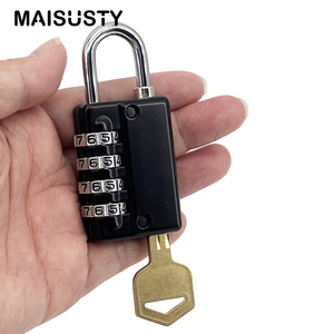 Codice di sicurezza viaggio blocca lucchetto a combinazione lucchetto a 4 cifre con chiave Master - Product Image 2