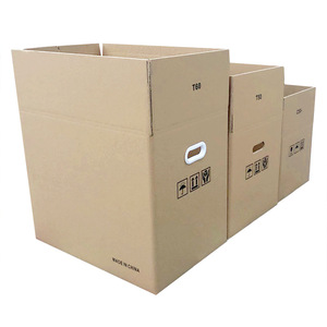 Büyük boy katlanmış kağıt Karton Karton hareketli kutu oluklu Karton ambalaj kutuları için hareketli nakliye toptan - Product Image 2