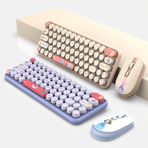 Tastiera universale senza fili di alto valore Set di Mouse per ufficio giochi USB interfaccia nuova per applicazioni Desktop elegante per le ragazze - Product Image 3