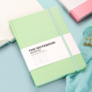 Copertina in pelle PU tinta unita A5 personalizzata Macron Notebook Diary diario promozionale Agenda Book - Product Image 3