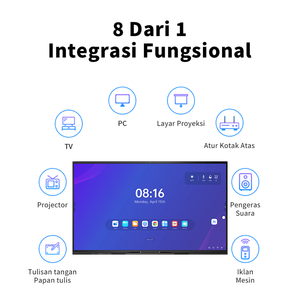 Tương Tác Phẳng Bảng Điều Chỉnh Android 15.0 Bảng Thông Minh Qled Màn Hình Cảm Ứng Bảng Tương Tác Với Ai Phần Mềm Cho Giáo Dục Giảng Dạy - Product Image 3