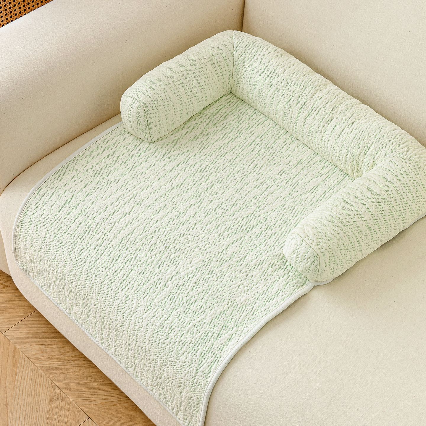 Tapis pour animaux de compagnie tissé YC - Vert (Cool Bean)