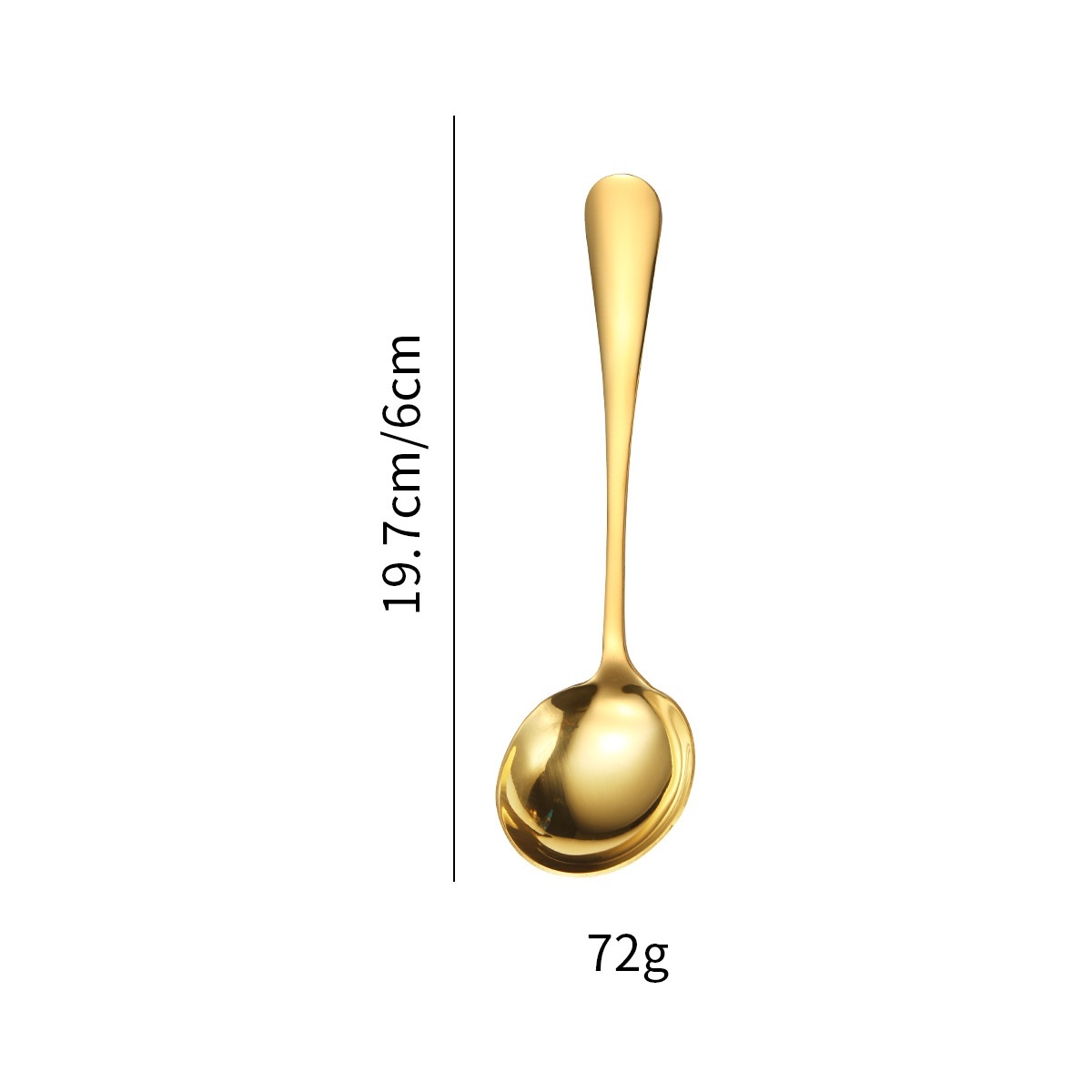 Cuchara sopera dorada 1010