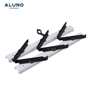 Aluno SF-200 Ventilate <strong>Window</strong> Shutter <strong>Frame</strong> Aluminum and Plastic Clip Black Color Louver <strong>Frame</strong> - Product Image 5
