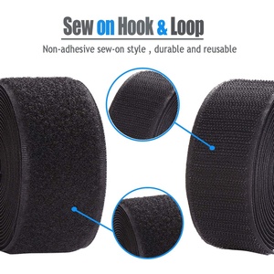 100% Nylon Velcroes <strong>Hook</strong> &amp; <strong>Loop</strong> Strap Tapes Customized Self-Adhesive <strong>Elastic</strong> Fabric for Bags Garments Shoes-Dot Pattern - Product Image 2
