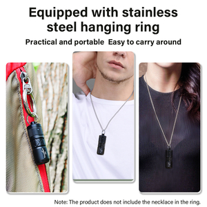 Cho tank007 E16 mini LED Sạc nhôm Đèn pin phong cách mới Zoomable từ đèn cho công nghiệp Keychain <span class=keywords><strong>torchlight</strong></span> - Product Image 5