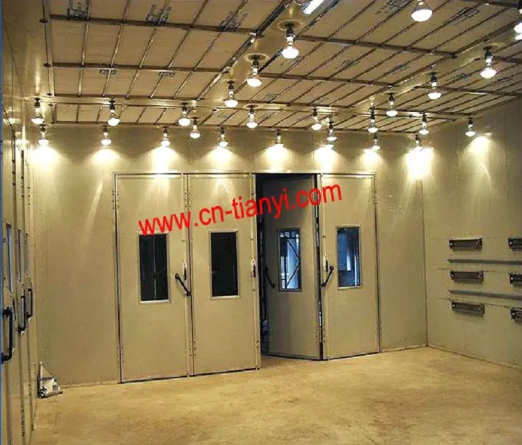 Piccolo pannello di legno mobili vernice spray booth, sala pittura con il prezzo poco costoso
