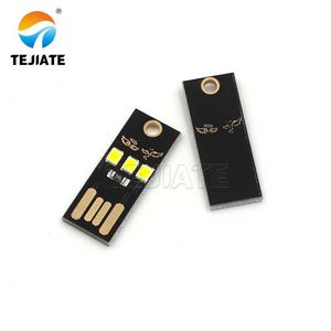 เวอร์ชันฐานสีดําระบบสัมผัสคอมพิวเตอร์คีย์บอร์ดแสงโมดูล LED สีขาวอบอุ่นมินิไนท์มือถือพลังงานรุ่น USB ICs - Product Image 4