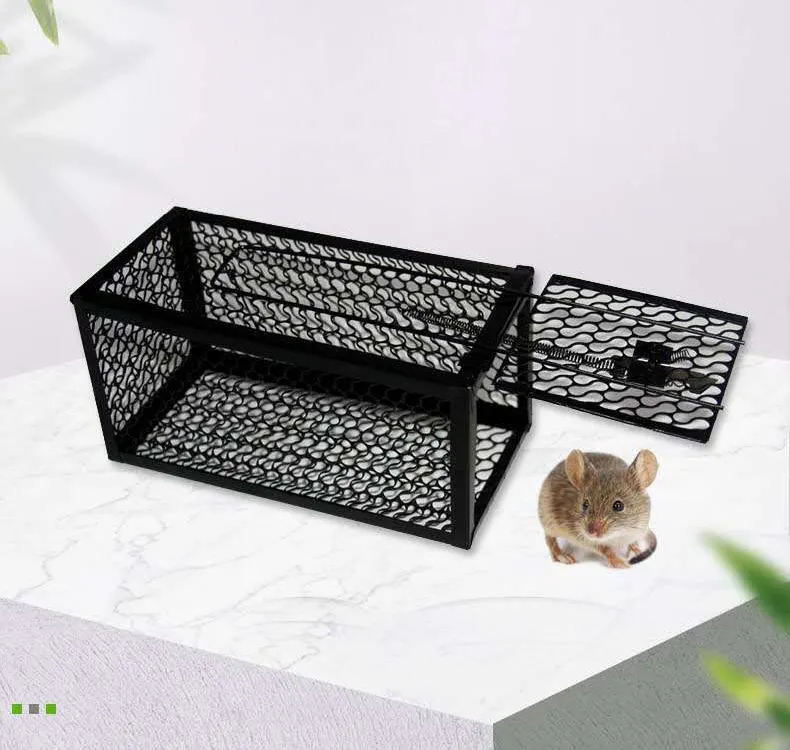 Großhandel Indoor Maus Käfig Ratten Falle Alive Wieder verwendbare Maus Live Falle für Original Humane Mäuse Falle Schädlings bekämpfung