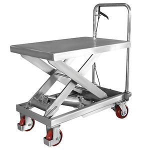 Load Elevator Custom Lift Tisch Scheren bühne Vendor Curved Arm Typ Hebebühne - Product Image 4