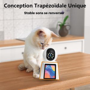屋内PTZWiFiセキュリティカメラ2.8インチ画面の自動追跡カメラ双方向オーディオカラーナイトビジョンtypec-C接続 - Product Image 4