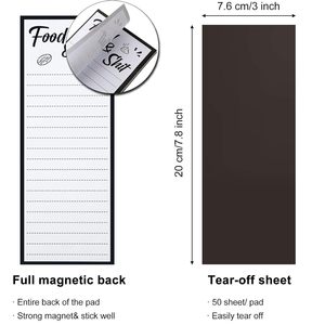 Customizable Magnetism Note Pad to Do Lists <strong>Writing</strong> Pad Magnetic With Pen Holder Refrigerator Magnet Line Message Note - Product Image 2