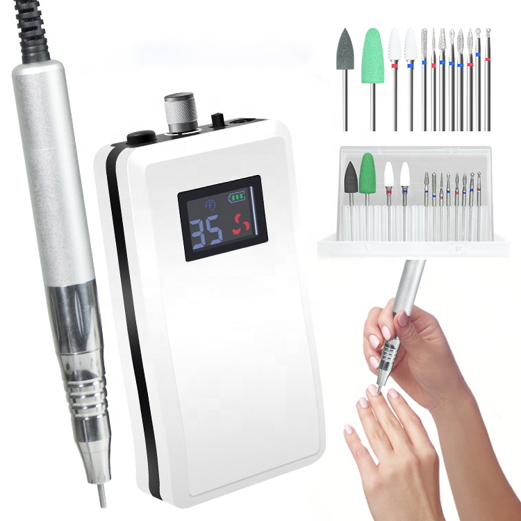 152 perceuse à ongles machine avec 12 ensembles bits 220V UE Plug 2.35MM