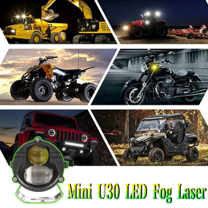 มินิ80W U30หมอก Led 48แรงดันไฟขับรถสำหรับรถจักรยานยนต์ออฟโรด - Product Image 3