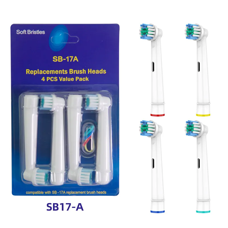 Sb 17A Sinh Thái Ban Đầu Sonic Siêu mịn Bàn Chải Đánh Răng Du Lịch Đầu Cho Điện Răng Bàn Chải Bàn Chải Đánh Răng