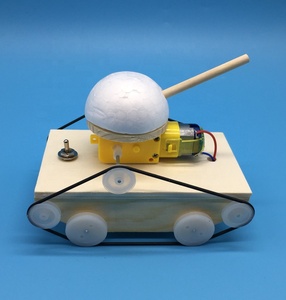 模型建筑套件 DIY 组装坦克模型木材物理科学实验玩具教育儿童 - Product Image 2