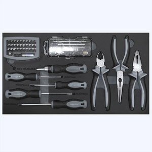 3抽屉工具箱箱，带106件EVA泡沫工具套，用于车库车间家庭维修工具组织器便携式存储 - Product Image 5