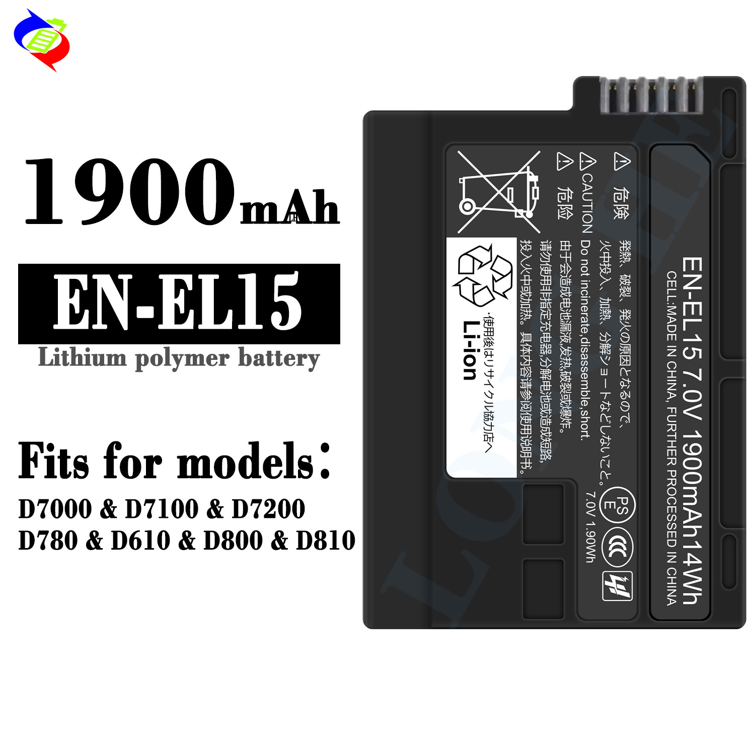 for Nikon D7000 D7100 D7200 D780 D610 D800 D810