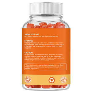 Oem nhãn hiệu riêng hương vị Vegan Vitamin tổng hợp Gummies với Omega-3 cho trẻ em bear-hình cải thiện khả năng miễn dịch - Product Image 2