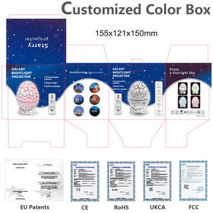 גלקסיה ילדים שמיים ילדים מבוגרים תפאורה חדר בית דינוזאור מקרן מוסיקה מוט רמקול גל אוקיינוס אור הלילה - Product Image 5