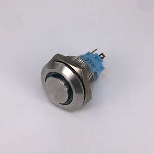 UL CE Rohs Metal 1nobasmalı düğme anahtarı 22mm mandallama tuş kilidi - Product Image 1