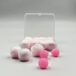 <span class=keywords><strong>Ohropax</strong></span> tái sử dụng Sáp/Bông tai cắm 24 phích cắm tai cắm cho ngủ tiếng ồn hủy bỏ bơi chụp tai bảo vệ - Product Image 4