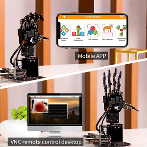 Hiwonder uHandPi AI vizyon Python programlama ahududu Pi robotik el kitleri eğitim desteği için OpenCV AI tanıma