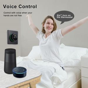 Controlador de temperatura del termostato inteligente WiFi Control de botón programable semanal/aplicación móvil/Control de voz Compatible con Alexa - Product Image 4
