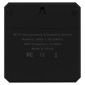 Termómetro digital higrómetro de alta calidad con sensor de temperatura y humedad WiFi, dispositivo de alta calidad, 2 unidades - Product Image 3