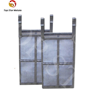 TITST Titan anoden korb zum Galvani sieren Wasser aufbereitung Platin beschichtetes MMO-beschichtetes Titan netz für Kupferplatten - Product Image 3