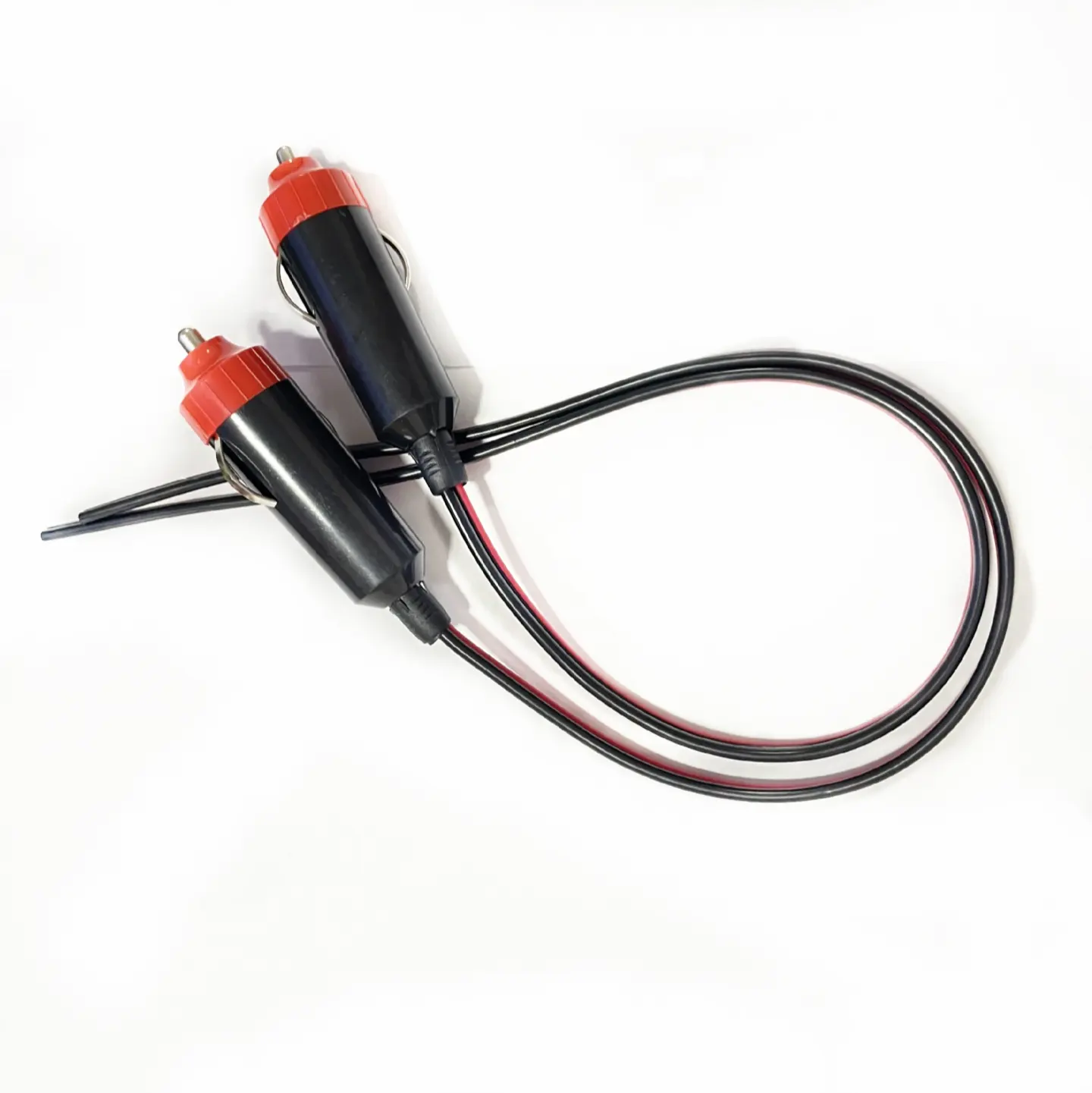 Red Head 12V Cigarette Lighter Plug Black Straight Wire with Multiple Specifications Car Socket Wires Cables   Assemblies