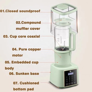 Düşük gürültü somun süt makinesi çorba makinesi makinesi taze suyu profesyonel Blender mutfak aletleri için ses geçirmez isıtma Blender - Product Image 6