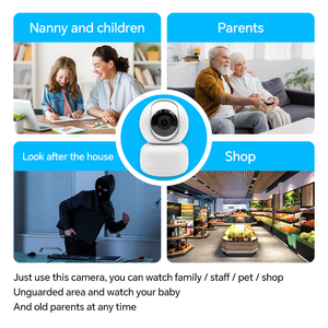 Bewegungs erkennung 1080P 4Mp 6Pcs Ir LED-Licht Vision CCTV Panorama-HD-Kamera Sicherheit Ptz Wifi-Kamera - Product Image 2
